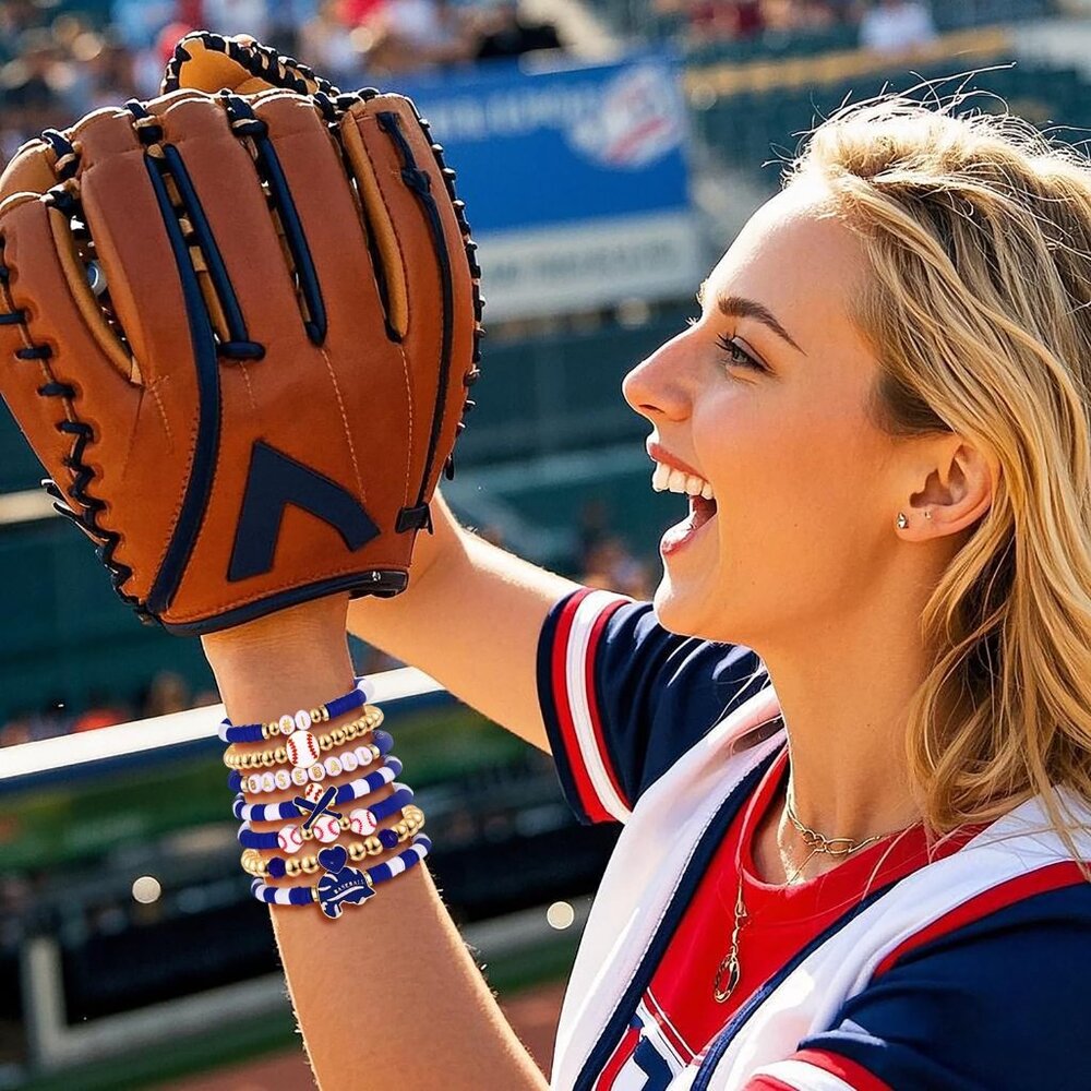 Stackable Baseball Bracelets For Women - Vibrant … - image 6